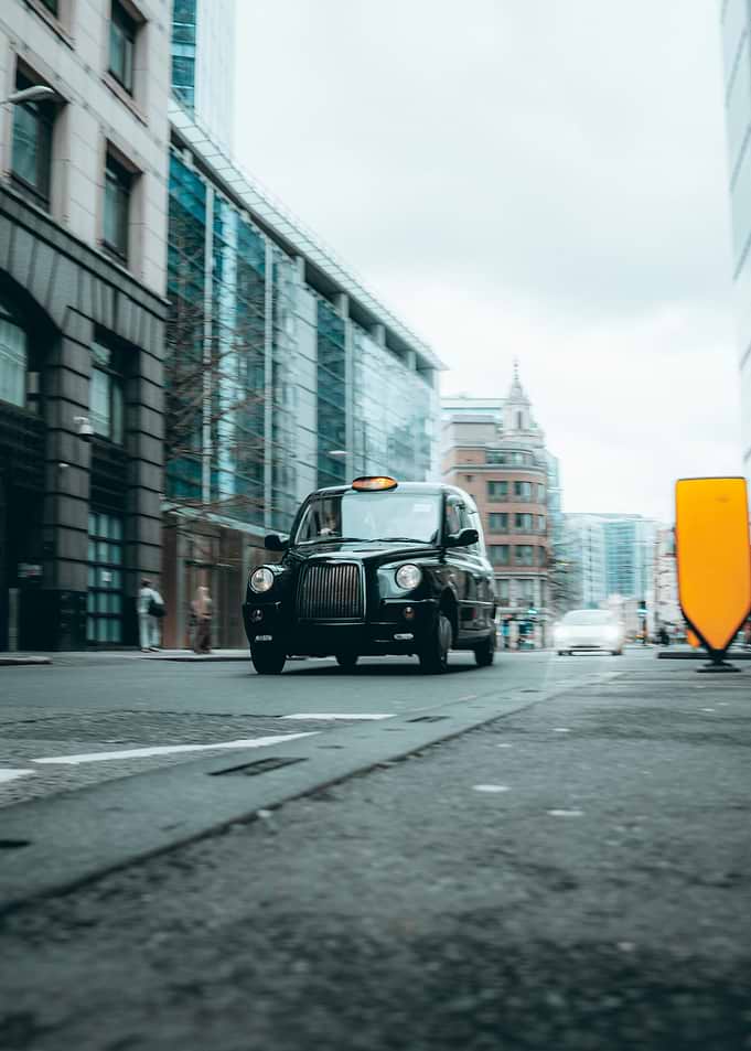 Classic Black London Taxi Cab