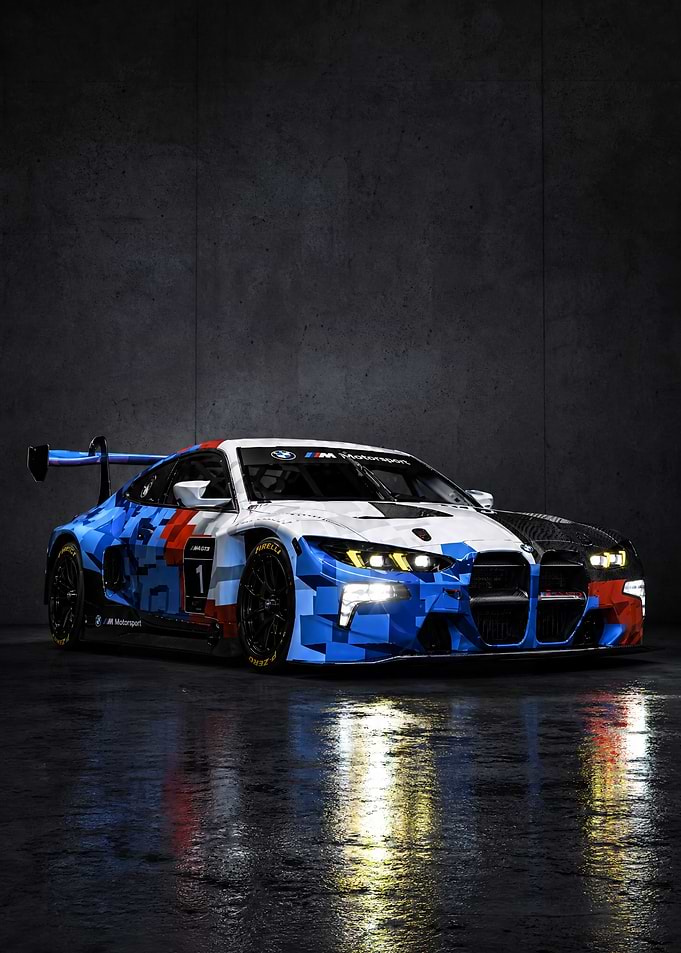BMW M4 GT3 Racing Car