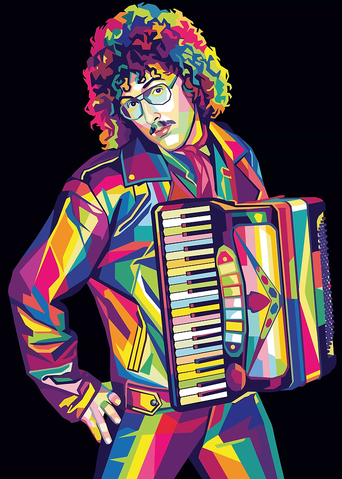 Weird Al Yankovic Pop Art Portrait