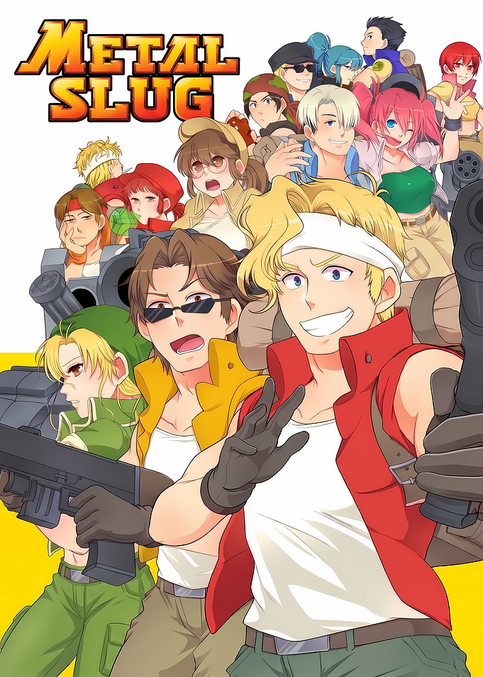 Metal Slug Character Ensemble Illustration