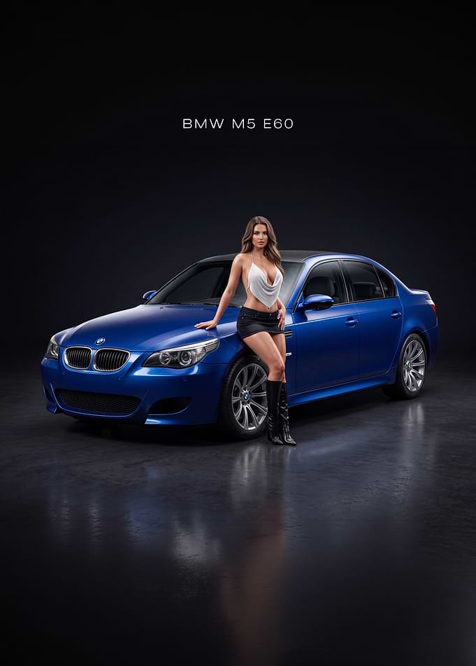 BMW M5 E60 Car Poster