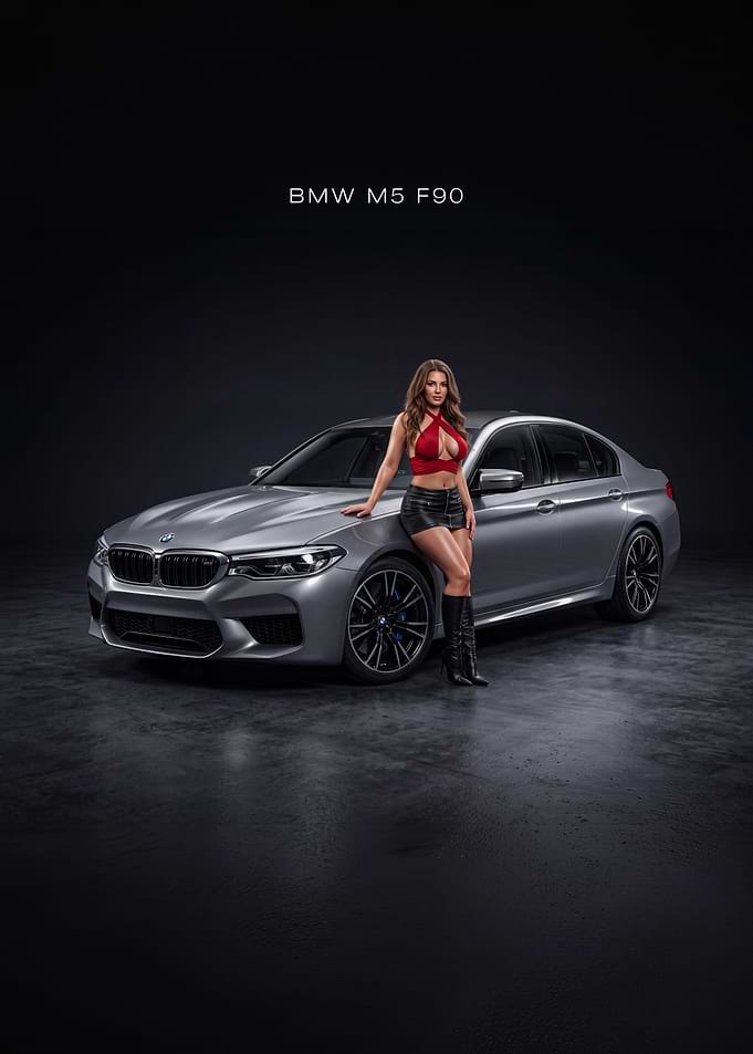 BMW M5 F90 Car Poster
