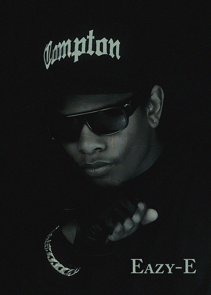 Eazy-E Compton Portrait Poster