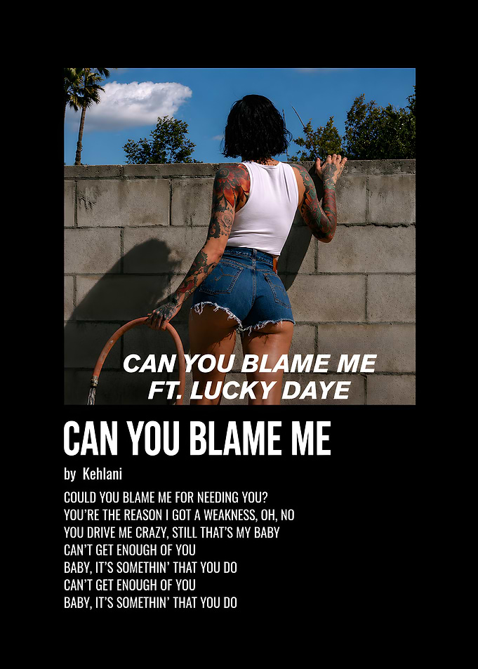 Can You Blame Me Poster