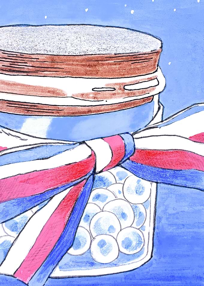 Hand-Drawn Jar of Pearls Illustration