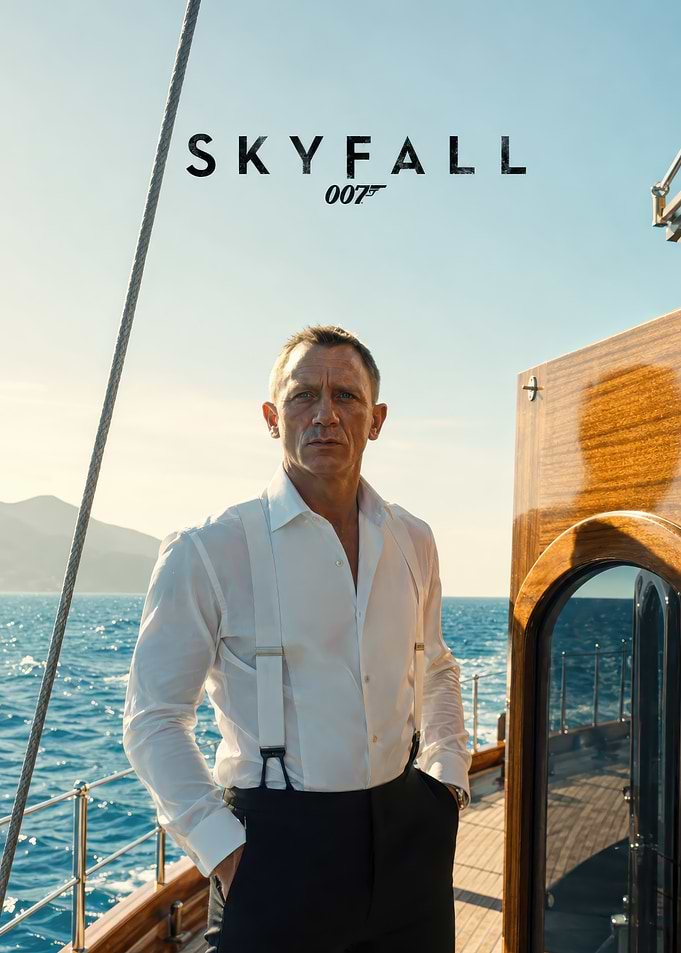 James Bond Skyfall Movie Poster