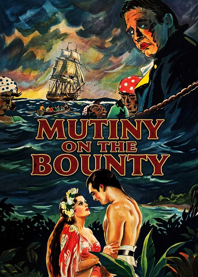 Mutiny on the Bounty Vintage Poster