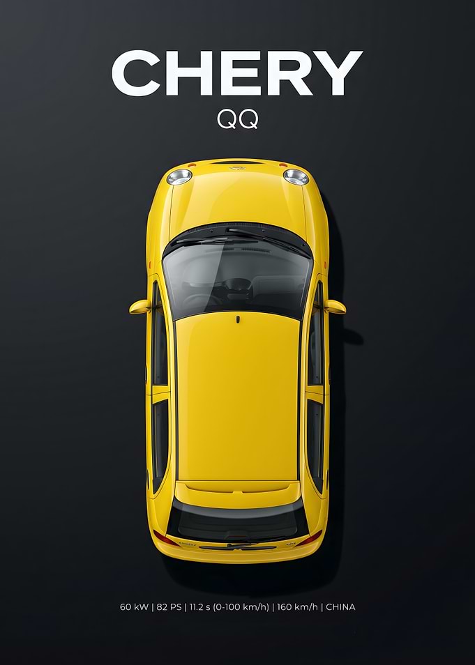 Chery QQ Top View Poster