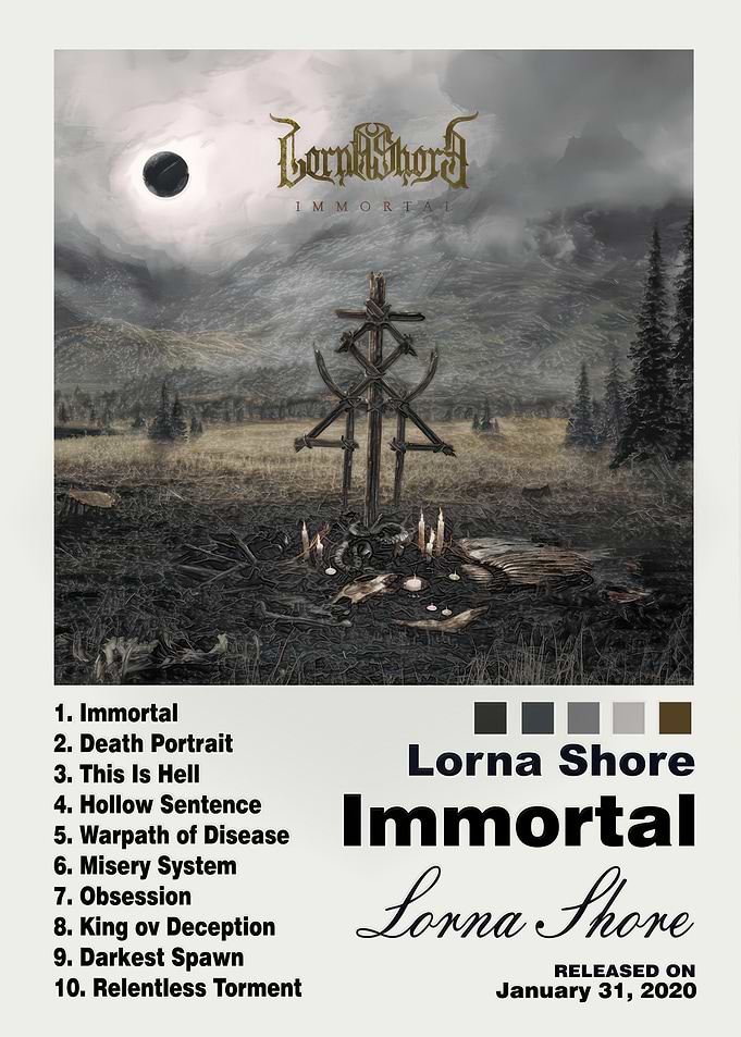 Lorna Shore Immortal Album Poster