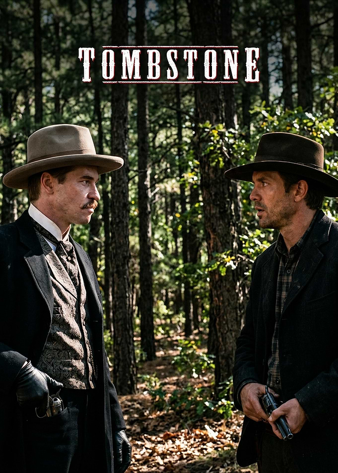 Tombstone Movie Poster Featuring Doc Holliday