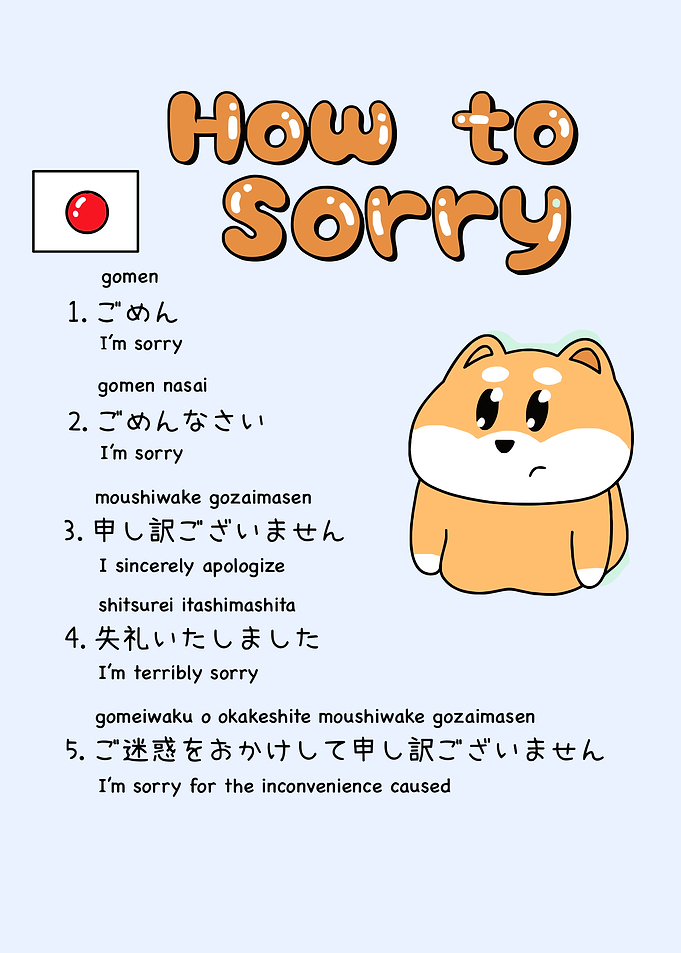 How to Say Sorry in Japanese