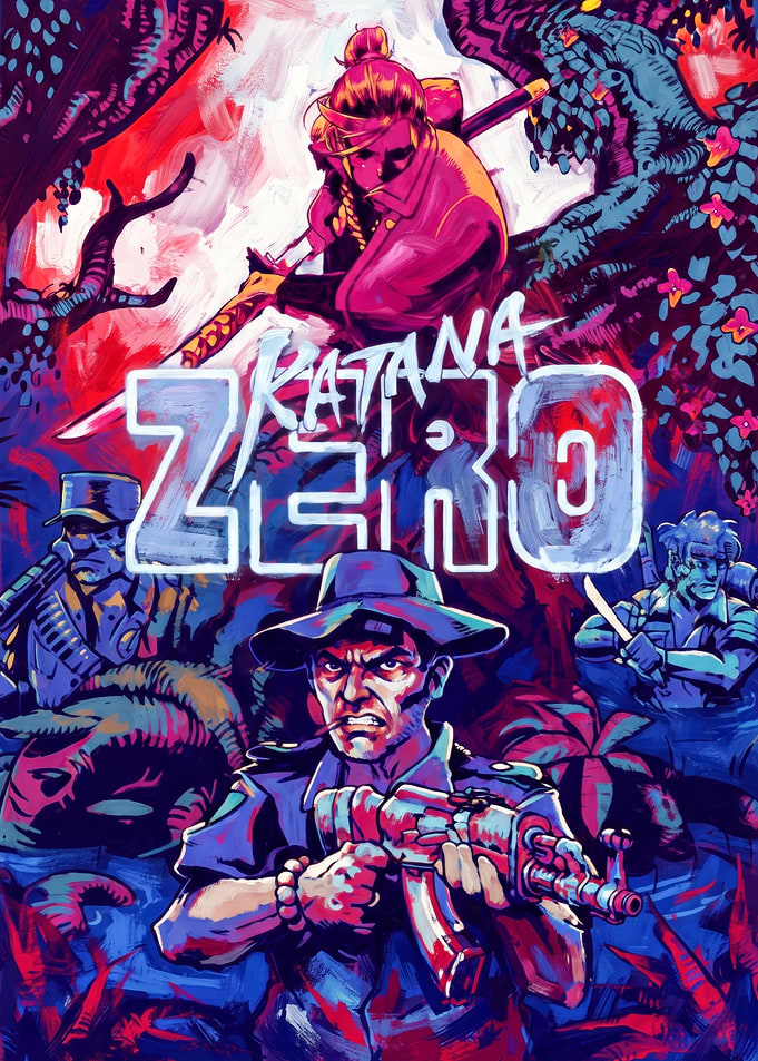 Katana Zero Game Poster Art