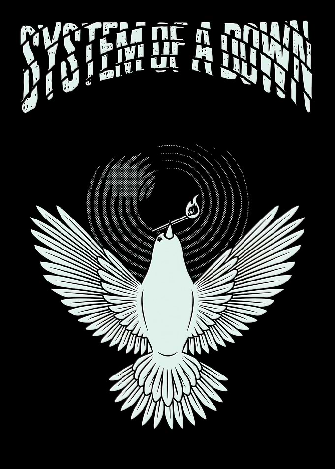 System of a Down Dove Graphic