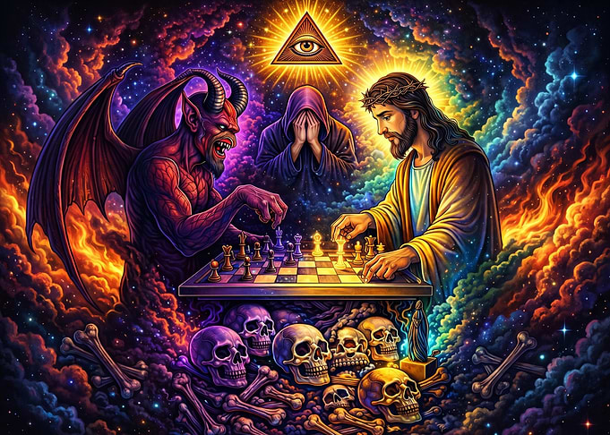 Good vs Evil Chess Match