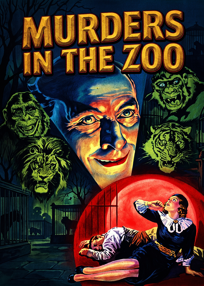Murders in the Zoo Vintage Poster