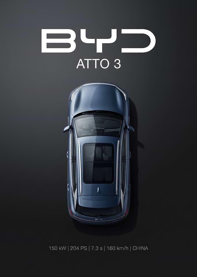 BYD Atto 3 Promotional Poster