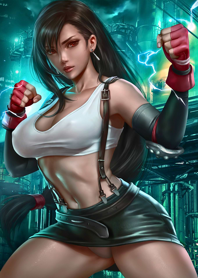 Tifa Lockhart Fighting Stance