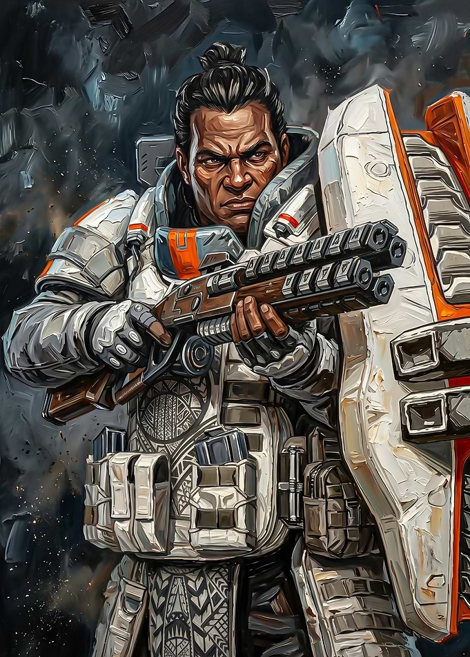 Gibraltar from Apex Legends Portrait