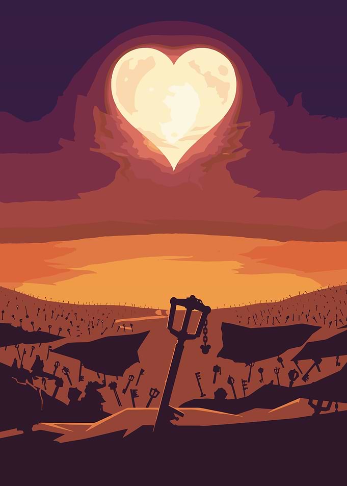 Kingdom Hearts Keyblade Graveyard Landscape