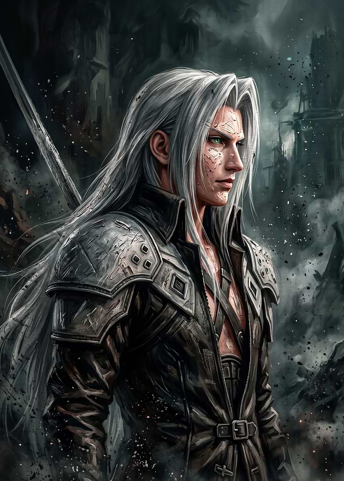 Sephiroth Final Fantasy VII Portrait