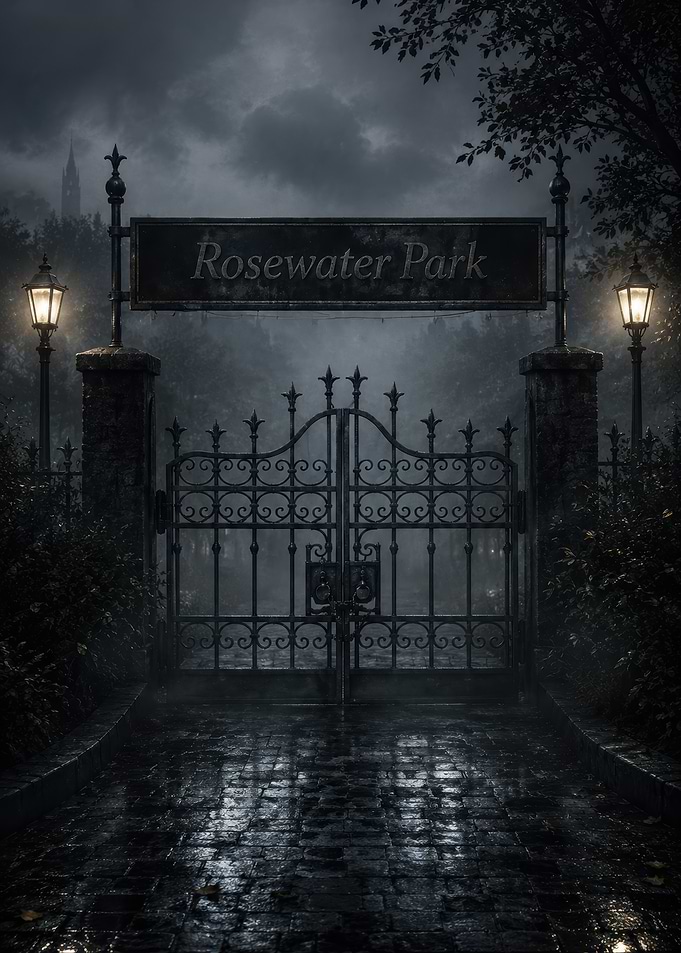 Eerie Rosewater Park Entrance Gate Silent Hill