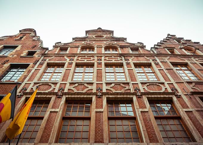 Historic Flemish Brick Architecture