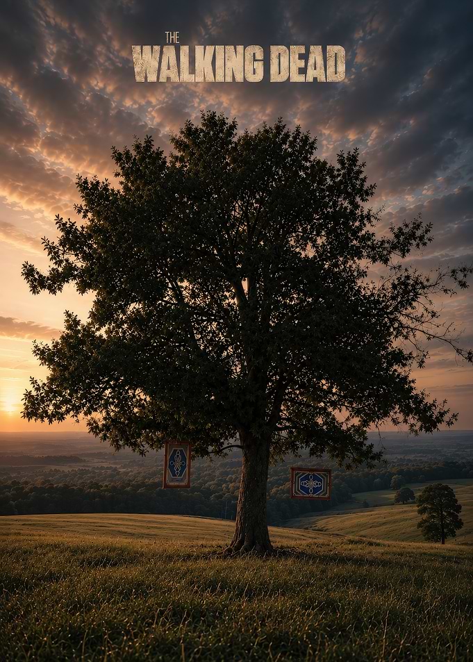 The Walking Dead Tree Poster