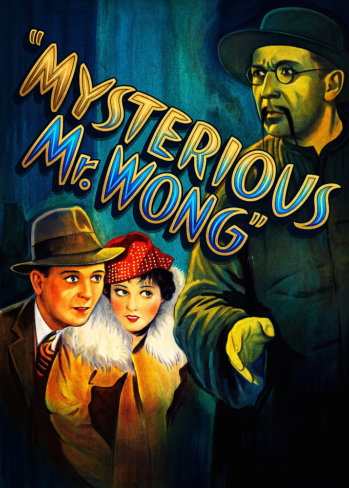 Mysterious Mr. Wong Vintage Movie Poster