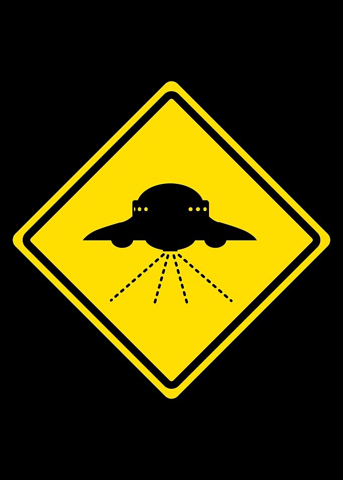 UFO Warning Sign