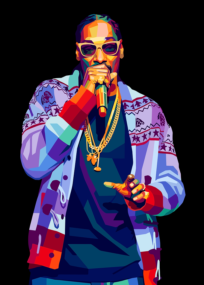 Snoop Dogg Pop Art Portrait