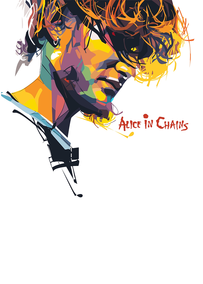 Alice in Chains Pop Art Portrait