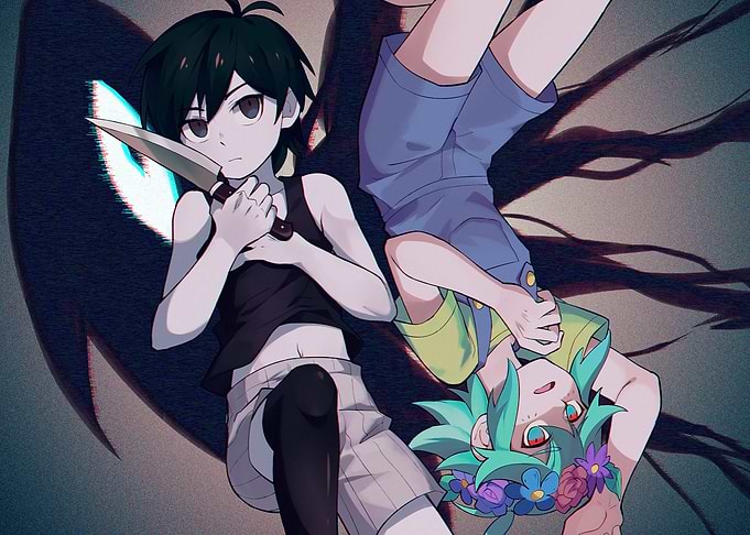 Omori and Basil Digital Fan Art