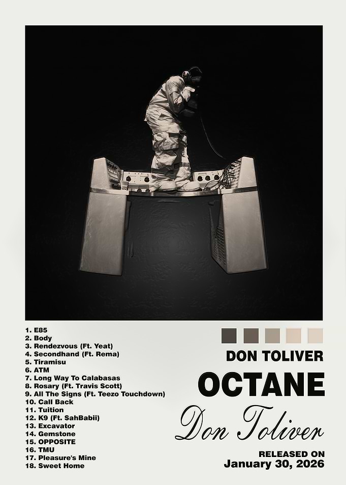 Don Toliver Octane Album Poster