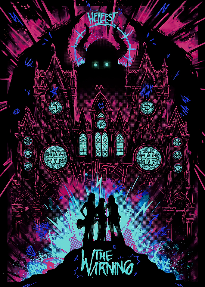 The Warning Concert Poster