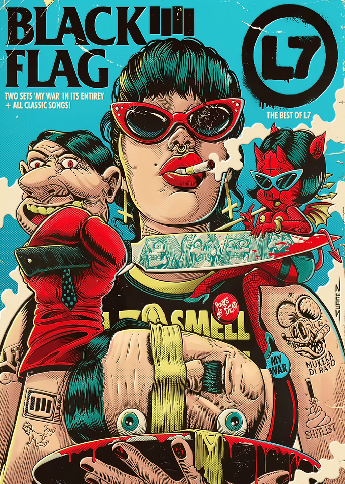 Punk Rock Mashup Poster Art