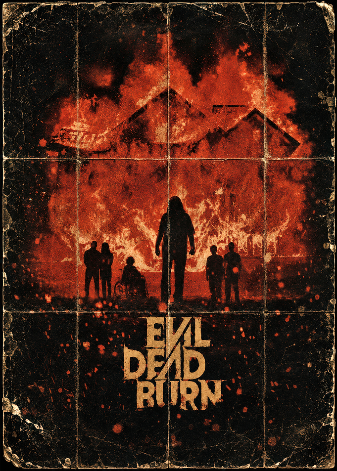 Evil Dead Burn Horror Movie Poster