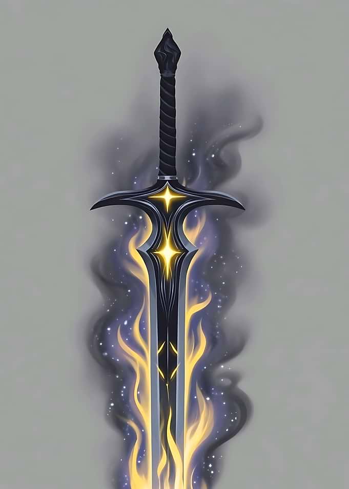 Glowing Magical Fantasy Sword