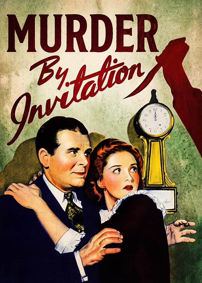 Murder by Invitation Vintage Movie Poster