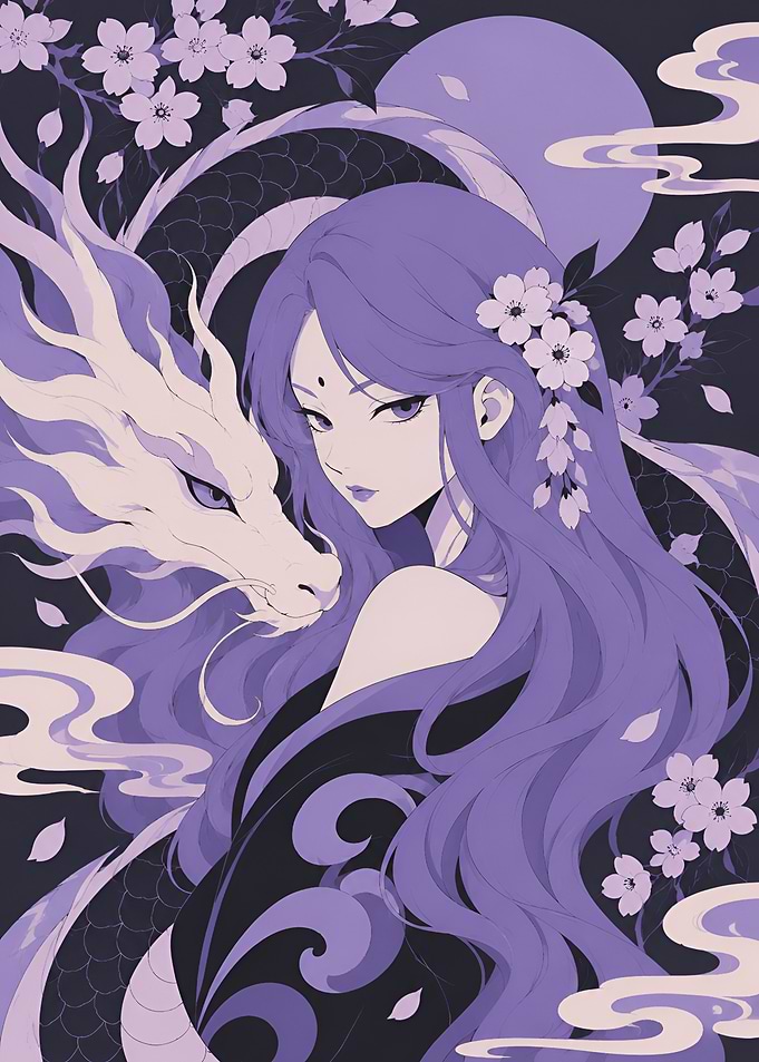 Anime Girl Dragon