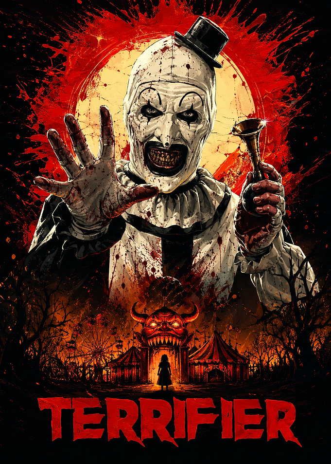 Terrifier Art the Clown Poster