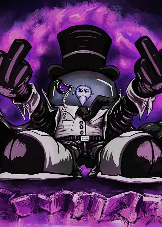 Dapper Pigeon Giving the Finger
