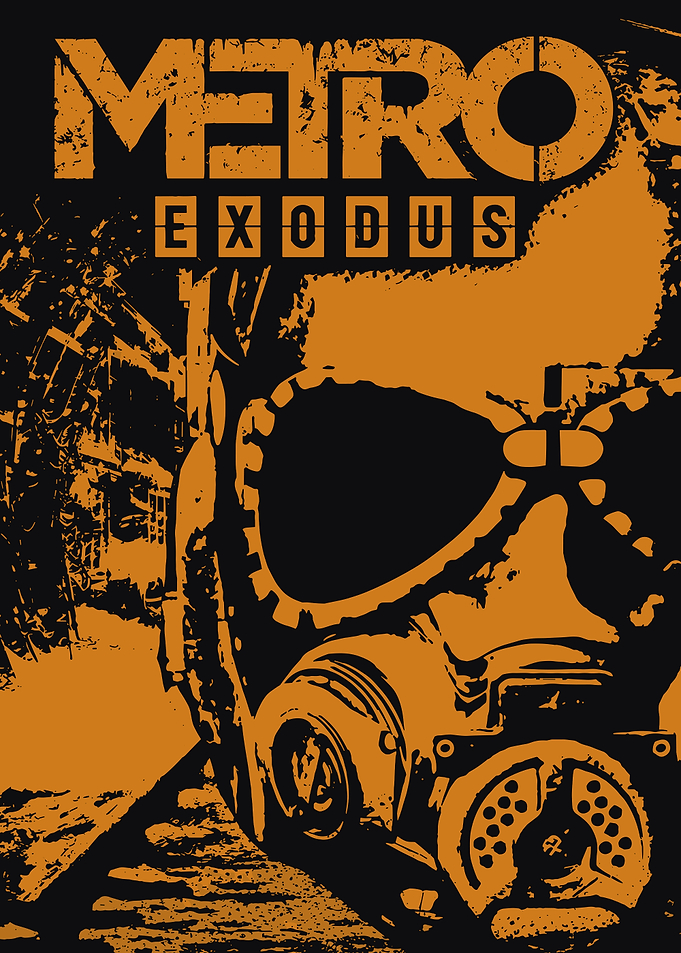 Metro Exodus Gas Mask Poster