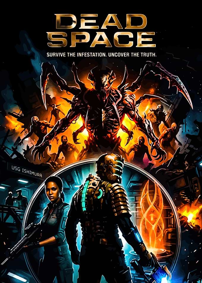 Dead Space Video Game Poster