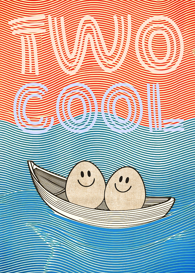 Two Cool Eggs in a Boat