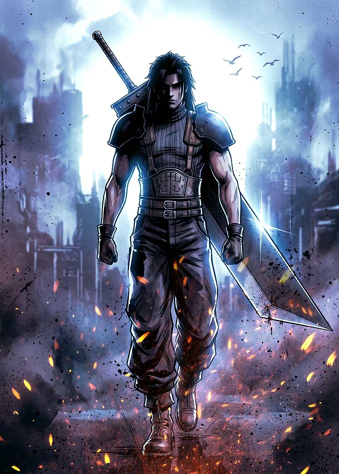 Zack Fair with Buster Sword