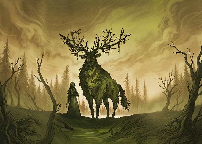 Forest Spirit and Maiden
