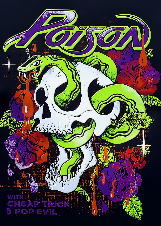 Poison Concert Tour Poster Art