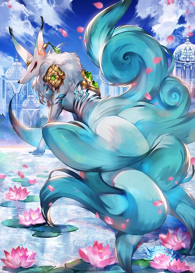 Mystical Nine-Tailed Fox Spirit