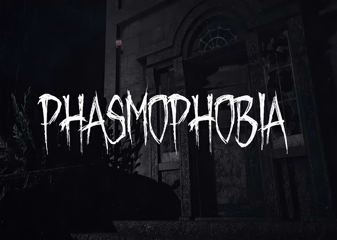 Phasmophobia Horror Game Title Screen