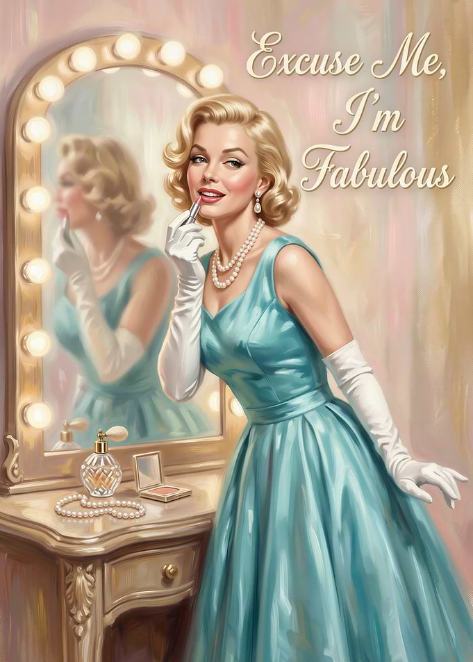 Vintage Glamour Marilyn Monroe Style Portrait